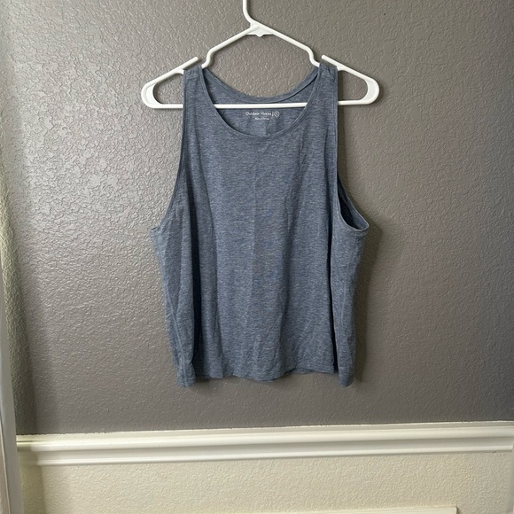Outdoor Voices Tops - Outdoor Voices gray blue tank top size XL